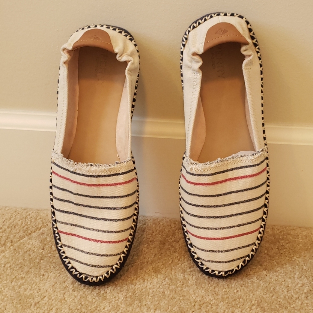 Sperry Espadrilles / Sunset Ella Stripe size 9 NWT